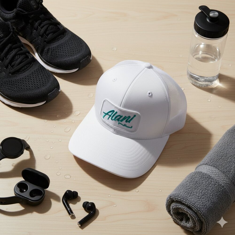 Alani Nu Trucker Hat White Mint- NWT - Picture 8 of 8